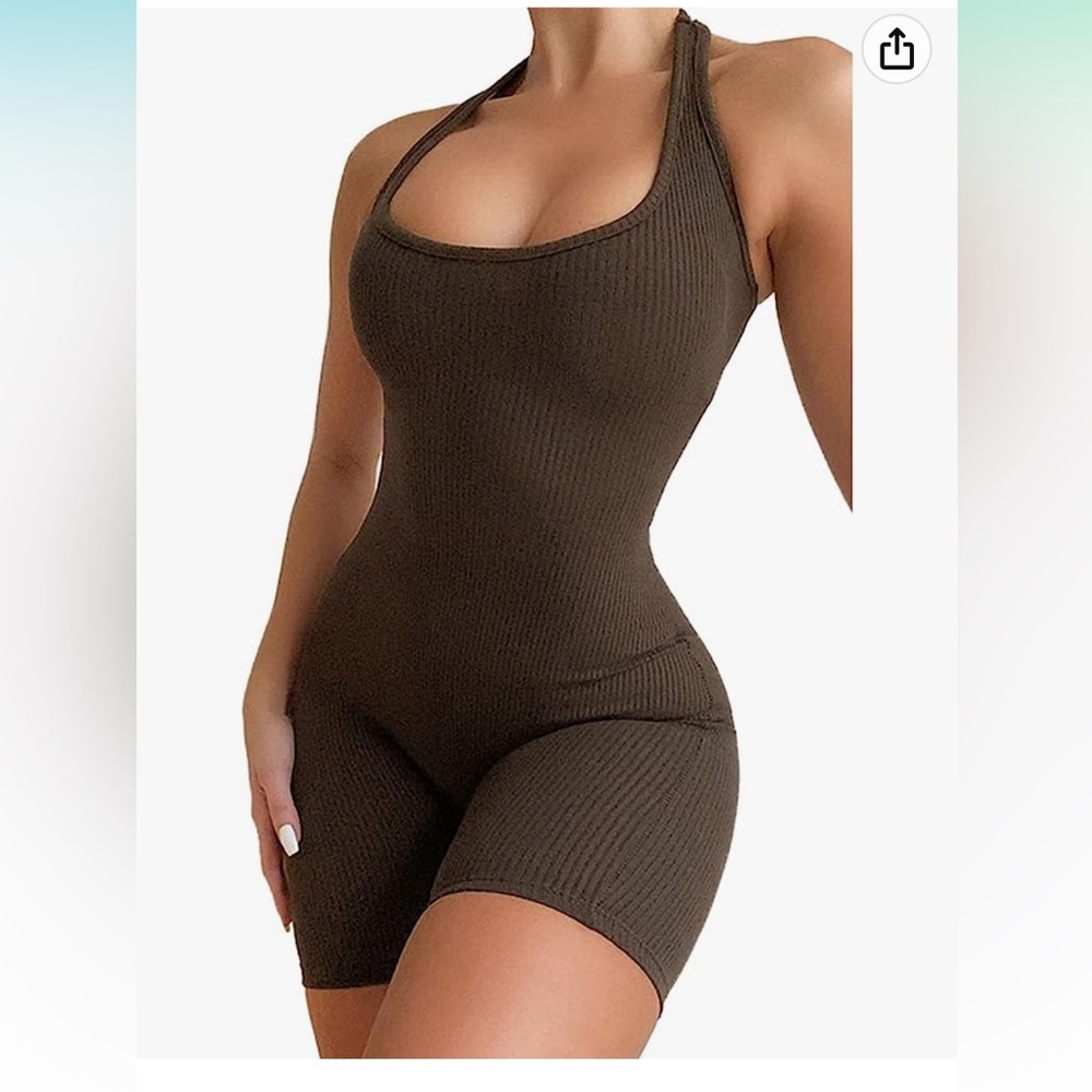 Bodycon jumpsuit/romper 🤎